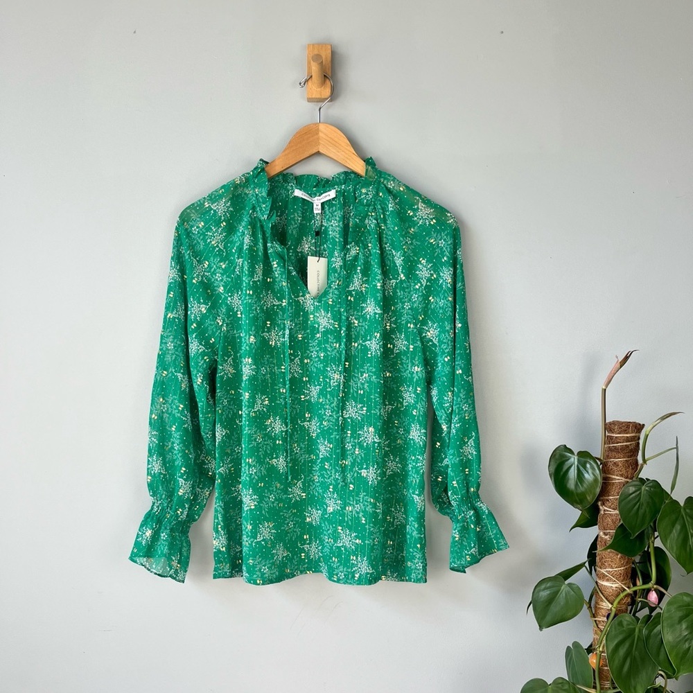 NWT | Collective Concepts Sheer Blouse Women’s Medium